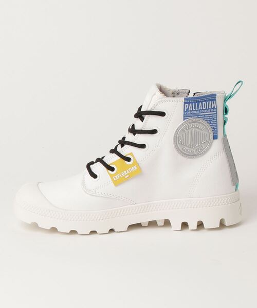 「PALLADIUM」 ハイカットスニーカー 27.5cm グレー メンズ_画像4