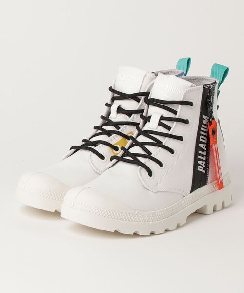 「PALLADIUM」 ハイカットスニーカー 27.5cm グレー メンズ_画像9