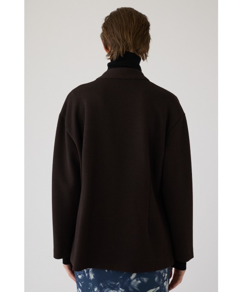 ジャケット ノーカラージャケット 入学式 卒業式 Double face tie jacket ダブル フェイス タイ ジャケット レディース