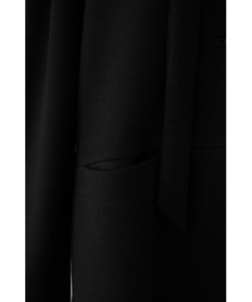 ジャケット ノーカラージャケット 入学式 卒業式 Double face tie jacket ダブル フェイス タイ ジャケット レディース