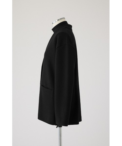 ジャケット ノーカラージャケット 入学式 卒業式 Double face tie jacket ダブル フェイス タイ ジャケット レディース