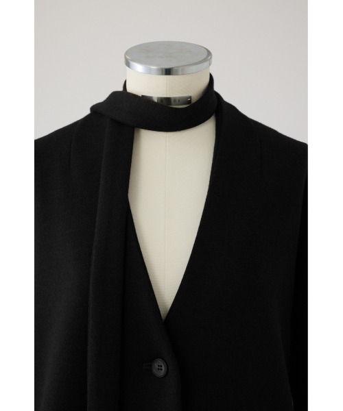 ジャケット ノーカラージャケット 入学式 卒業式 Double face tie jacket ダブル フェイス タイ ジャケット レディース