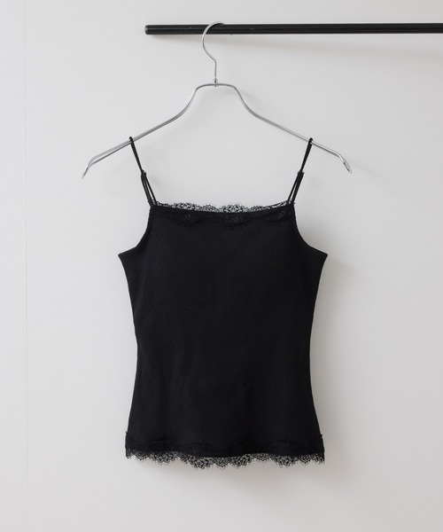 VIS（ビス） キャミソール レーステレコキャミソール : ZOZOTOWN Yahoo