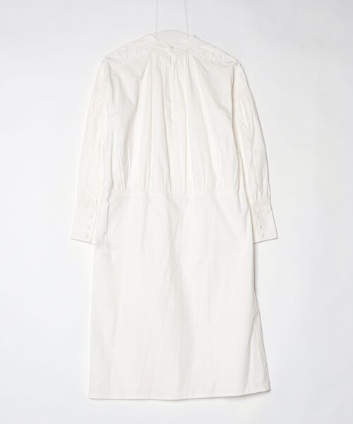 「nesessaire」 長袖ワンピース 38 ホワイト レディース_画像2