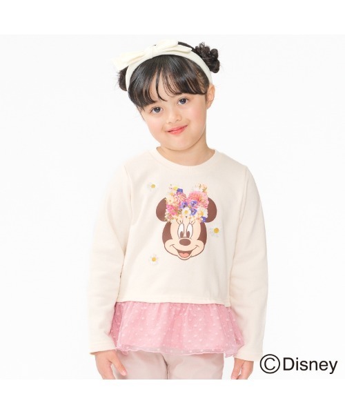 Crescent トレーナー ミニーマウス/裏毛トレーナー キッズ 子供服