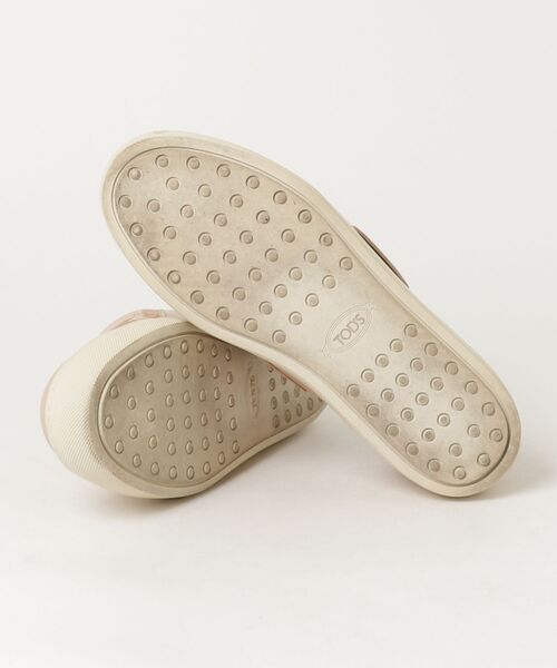 「TOD'S」 ローカットスニーカー 36.5 ベージュ レディースの画像