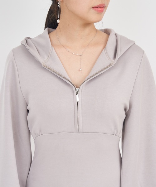 「ROYAL PARTY」 長袖ワンピース FREE ブラック レディース_画像2