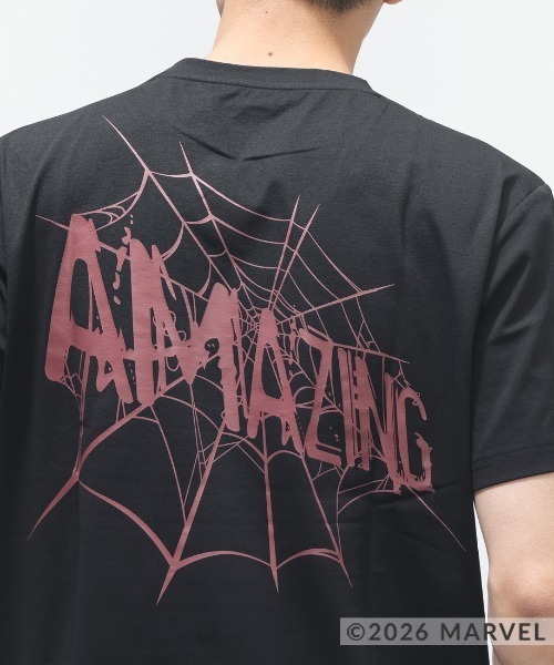 MARVEL（マーベル） tシャツ MARVEL UVカットドライグラフィックT
