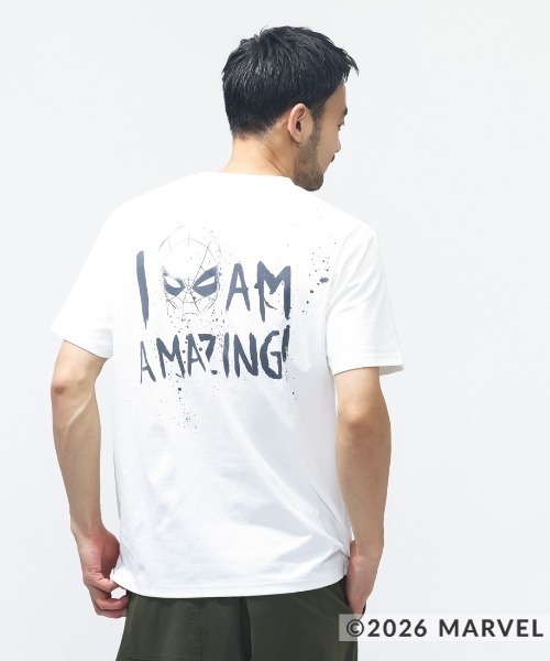MARVEL（マーベル） tシャツ MARVEL UVカットドライグラフィックT
