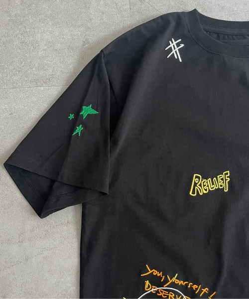 「CPCM」 半袖Tシャツ MEDIUM チャコールグレー メンズ_画像9