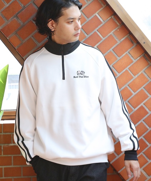 「8(eight)」 ジャージブルゾン MEDIUM グリーン系その他 メンズ_画像3