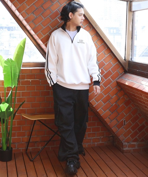 「8(eight)」 ジャージブルゾン MEDIUM グリーン系その他 メンズ_画像4