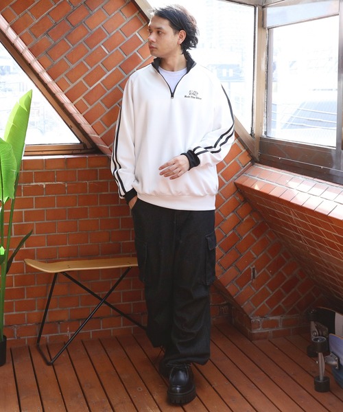 「8(eight)」 ジャージブルゾン MEDIUM グリーン系その他 メンズ_画像9