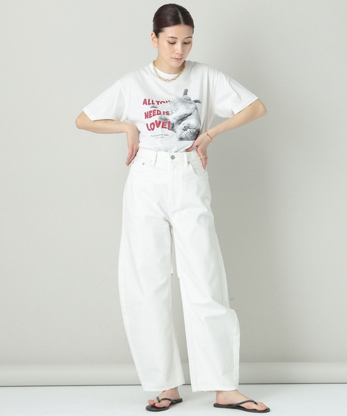 「Curensology」 半袖Tシャツ FREE ブラック レディース_画像7