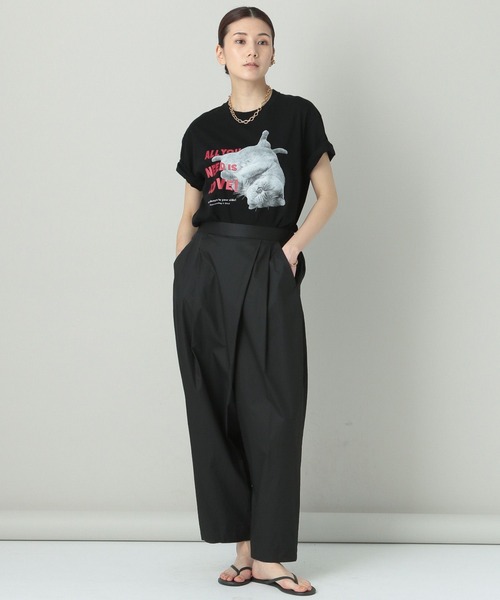 「Curensology」 半袖Tシャツ FREE ブラック レディース_画像9