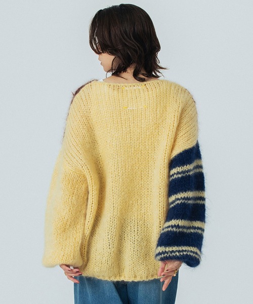 「ROSE BUD」 長袖ニット ONE SIZE ピンク レディース_画像6