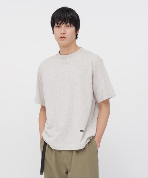 MHL.（エムエイチエル） tシャツ UPCYCLED COTTON JERSEY メンズ