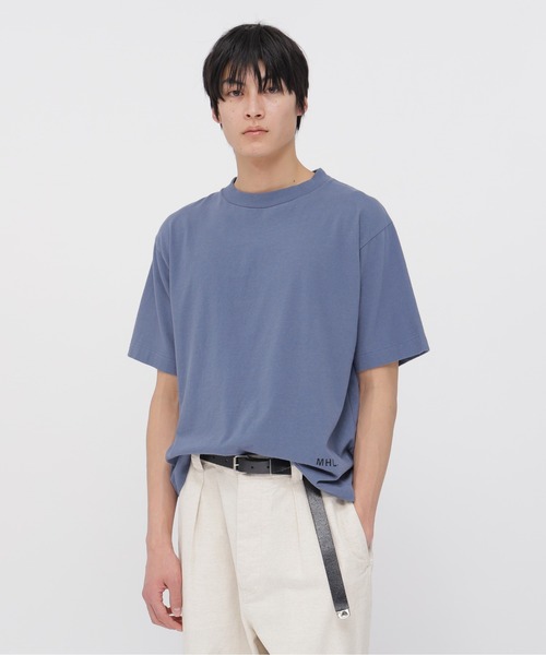 MHL.（エムエイチエル） tシャツ UPCYCLED COTTON JERSEY メンズ