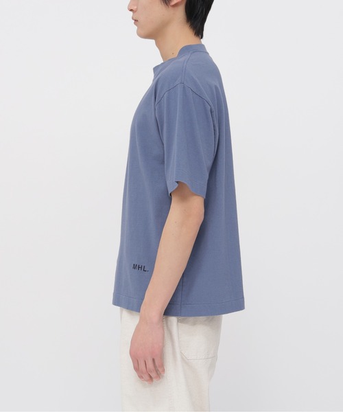 MHL.（エムエイチエル） tシャツ UPCYCLED COTTON JERSEY メンズ