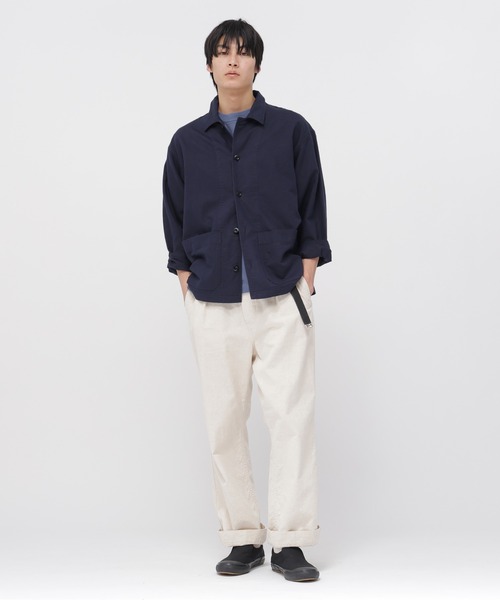 MHL.（エムエイチエル） tシャツ UPCYCLED COTTON JERSEY メンズ