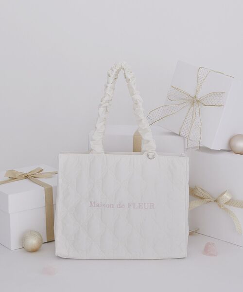 「Maison de FLEUR」 トートバッグ FREE ブラック レディース_画像4