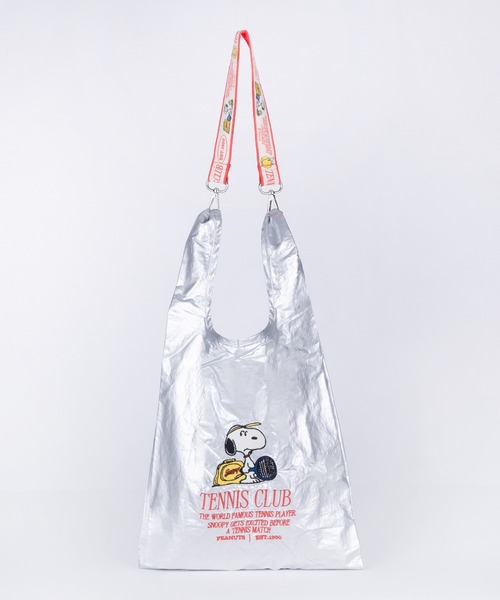 PATOU Market エコバッグ　ショッピングバッグ　バッグ PEANUTS エコバッグ ストラップ付きショッパーバッグ : ZOZOTOWN Yahoo