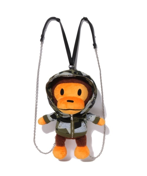 デイバック リュック STAR OVERPRINT 1ST CAMO BABY MILO PLUSH DOLL BACKPACK レディース メンズの画像