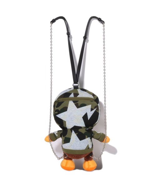 デイバック リュック STAR OVERPRINT 1ST CAMO BABY MILO PLUSH DOLL BACKPACK レディース メンズの画像