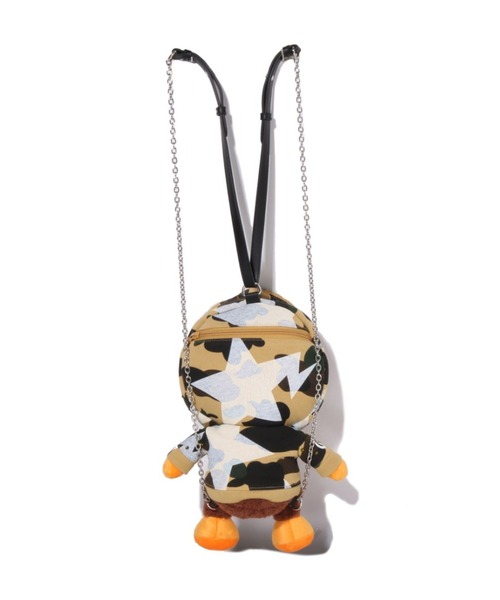 デイバック リュック STAR OVERPRINT 1ST CAMO BABY MILO PLUSH DOLL BACKPACK レディース メンズの画像