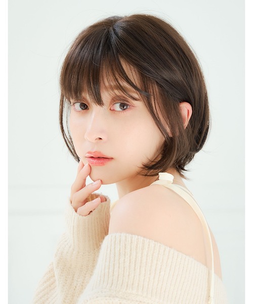 ウィッグ エクステ 「フルウィッグ・ショート」天使のラテショートplus レディースの画像