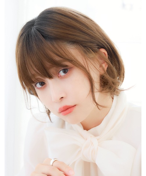 ウィッグ エクステ 「フルウィッグ・ショート」天使のラテショートplus レディースの画像
