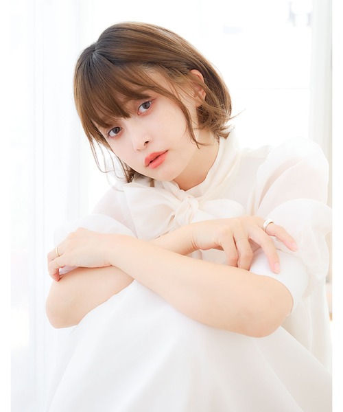 ウィッグ エクステ 「フルウィッグ・ショート」天使のラテショートplus レディースの画像