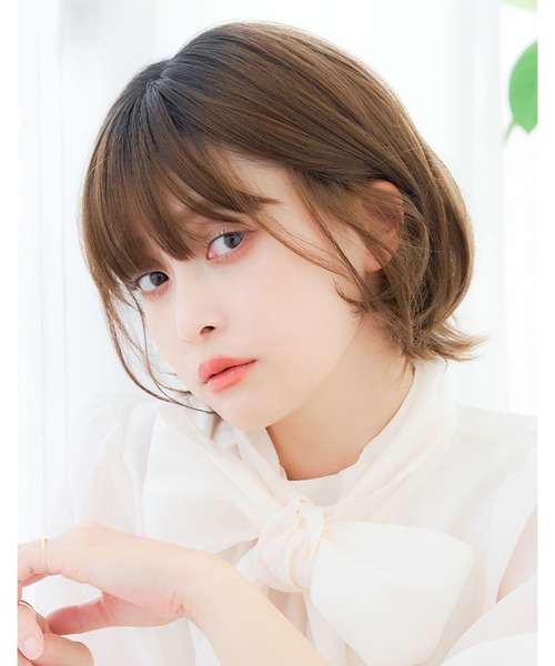 ウィッグ エクステ 「フルウィッグ・ショート」天使のラテショートplus レディースの画像