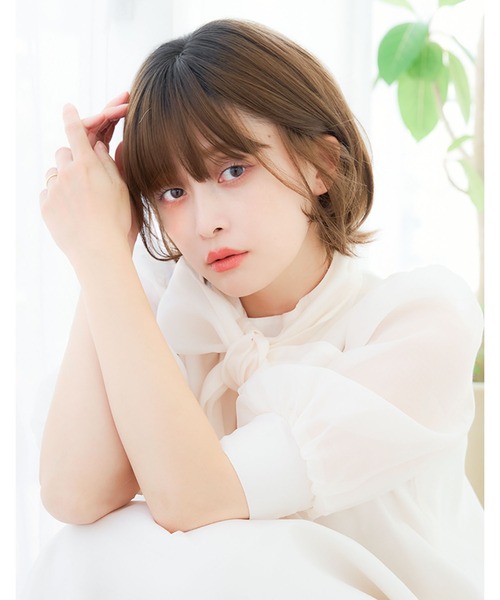ウィッグ エクステ 「フルウィッグ・ショート」天使のラテショートplus レディースの画像