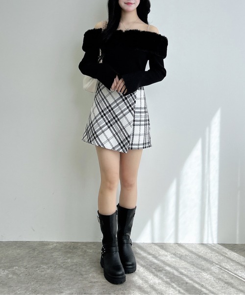 「INGNI」 長袖ニット M アイボリー レディース_画像6