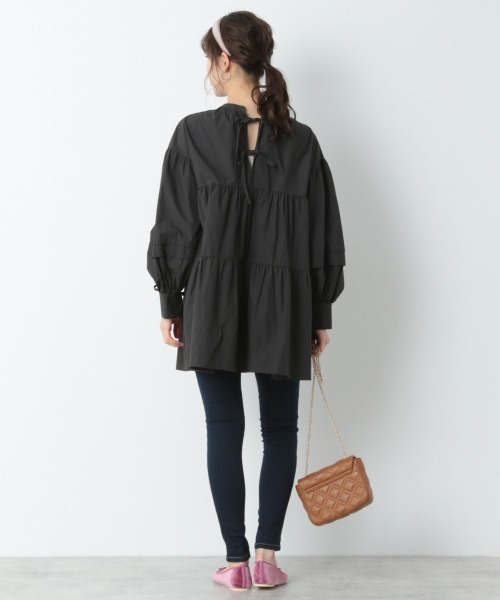 「Heather」 長袖ワンピース FREE ブルー レディース_画像9