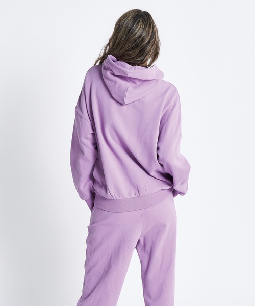 「ROXY」 ジップアップパーカー SMALL パープル レディース_画像5