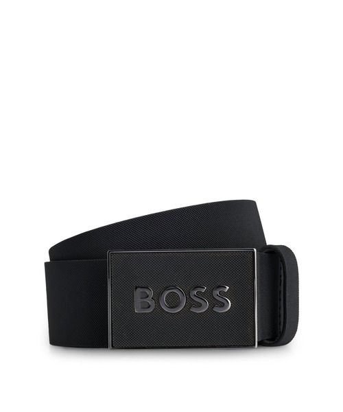 BOSS（HUGO BOSS） uvカット ベルト イタリアンレザー ロゴプレート