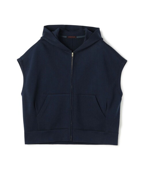 TOMORROWLAND collection ベスト ジレ コットンダンボール フーデッド