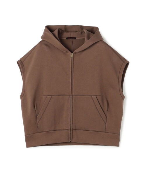 TOMORROWLAND collection ベスト ジレ コットンダンボール フーデッド