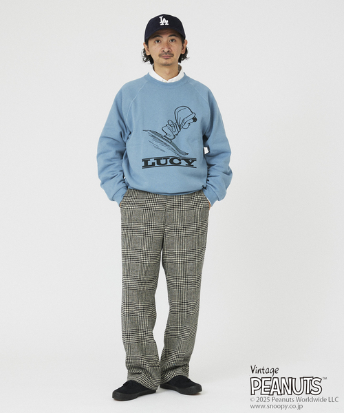 「Vintage PEANUTS」 「sportswear」スウェットカットソー MEDIUM アイボリー メンズ_画像5