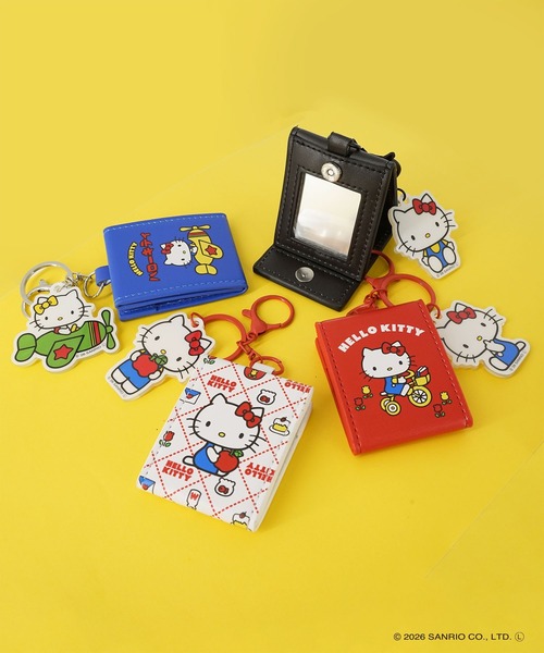 サンリオ ミニシリーズ キティ ミラー 文具 小物入れ sanrio（サンリオ） キーホルダー Sanrio characters(サンリオ