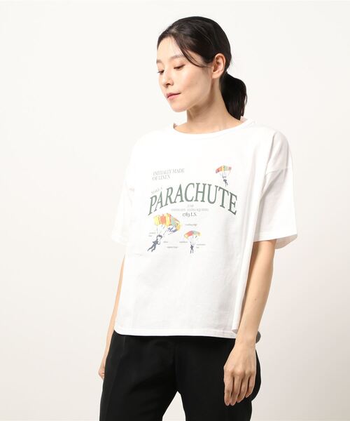 「NOMBRE IMPAIR」 半袖Tシャツ FREE グリーン レディース_画像4