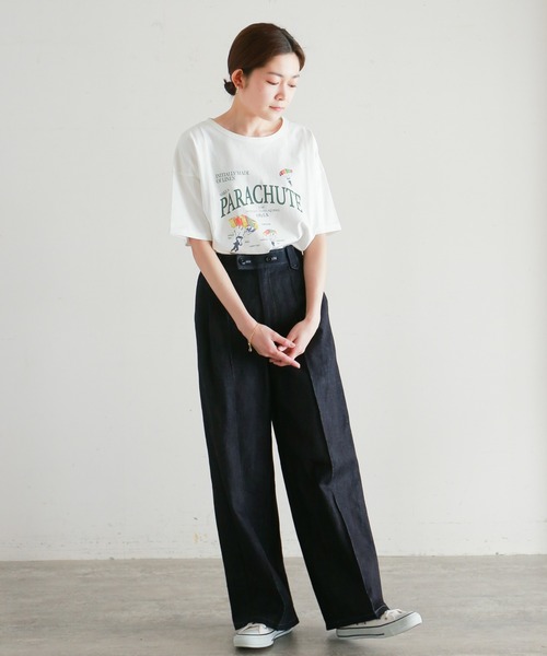 「NOMBRE IMPAIR」 半袖Tシャツ FREE グリーン レディース_画像5
