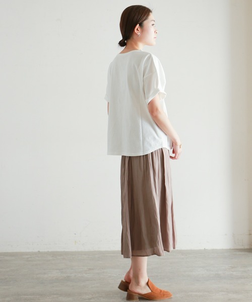 「NOMBRE IMPAIR」 半袖Tシャツ FREE グリーン レディース_画像6