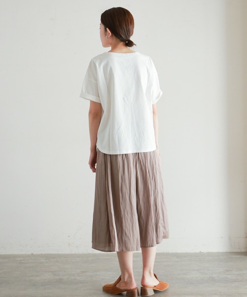 「NOMBRE IMPAIR」 半袖Tシャツ FREE グリーン レディース_画像9