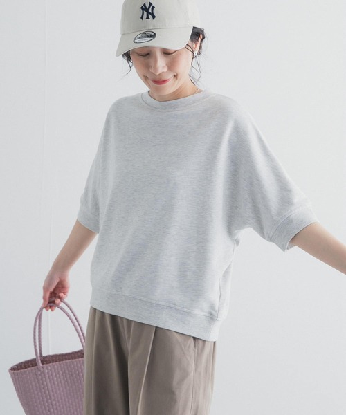 オーガニックコットン裏毛  ドルマンプルオーバー URBAN RESEARCH DOORS（アーバンリサーチドアーズ） tシャツ モダール