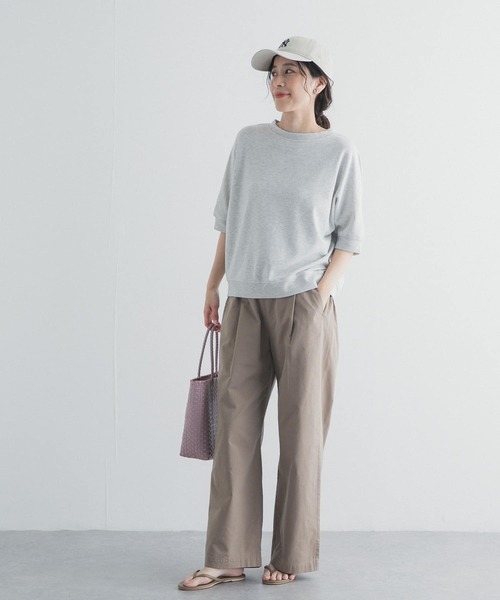 オーガニックコットン裏毛  ドルマンプルオーバー URBAN RESEARCH DOORS（アーバンリサーチドアーズ） tシャツ モダール
