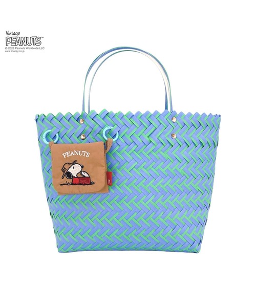 Vintage PEANUTS かごバッグ カゴバッグ ルートート / SNOOPY