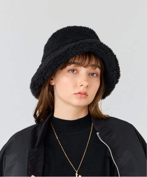 「Chapeau d' O」 帽子 M/57.5cm ブラック レディース_画像3